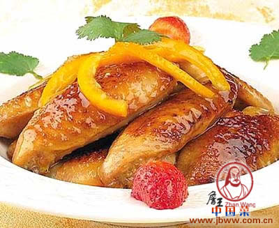 菜谱图片:家常菜:香橙鸡翅