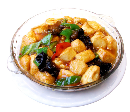 菜谱图片:家常菜:红烧日本豆腐