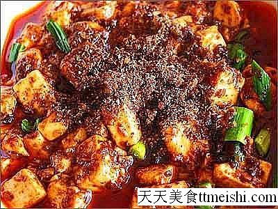 麻婆豆腐菜谱图片
