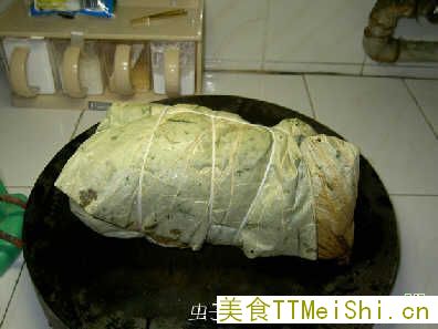 叫化鸡制作图示