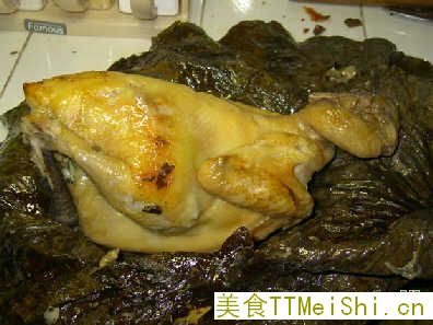 叫化鸡制作图示