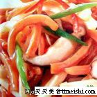 辣炒鱿鱼丝菜谱图片