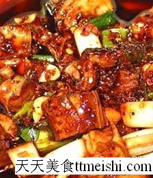酸辣臊子蹄筋菜谱图片