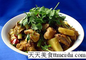 黄焖鸡块菜谱图片