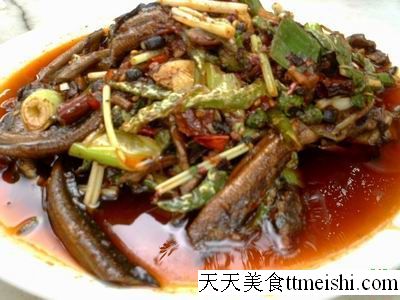 干煸鳝鱼菜谱图片