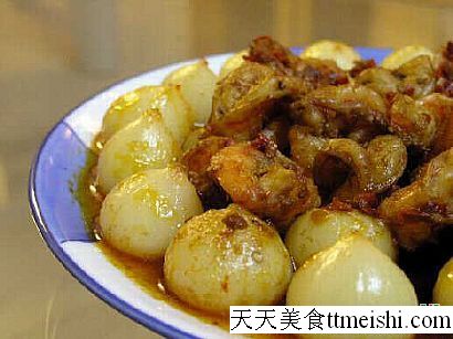 独蒜烧虾仁菜谱图片