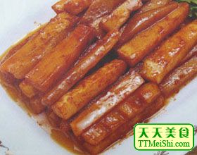 酱烧冬笋菜谱图片