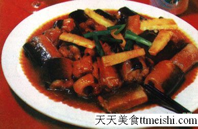 锅烧鳗菜谱图片