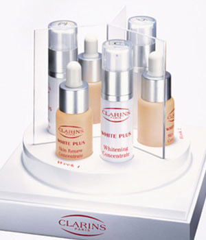 Clarins清透美白抗皱组合