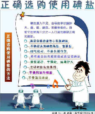 正确使用碘盐