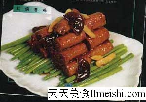 红烧卷鸡菜谱图片